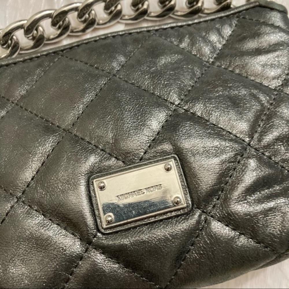 Michael kors gray quilted leather mini bag - Picture 6 of 14